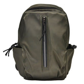 Nupouch olive sling bag front view shows compact size and spacious interior.