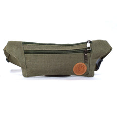 Nupouch Tahoe Slim Hip Pack army green front view with compact daily storage