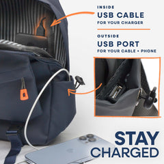 Nupouch Venture sling bag interior main compartment for organized storage