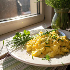 Nutrient Survival-cage-free-eggs-ingredient highlights real eggs in a shelf-stable mix.
