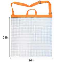 Carrying handle with adjustable shoulder strap on the bag