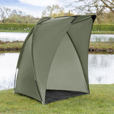 NWS Atlas Fishing Day Shelter Canopy with waterproof material for all-weather fishing.