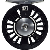 NXT Black Label I Reel - front view in black finish