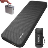 NYECHTO self-inflating camping pad 4-inch foam for all-night car camping comfort.