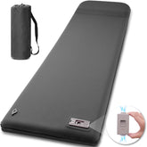 NYECHTO self-inflating sleeping pad with electric pump inflates quickly for camping
