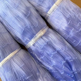 Blue nylon monofilament fishing net, 100m x 2.7m, 2.75 cm mesh