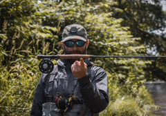NYMPH SERIES Cortland oversized light-wire guides simplify line passage and knot threading.