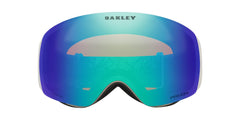 Oakley Flight Deck M Prizm Goggles, toadstool side profile, improves peripheral awareness on the slopes