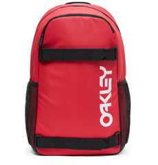 Oakley Freshman Skate Backpack with red line—organized pockets for daily gear.