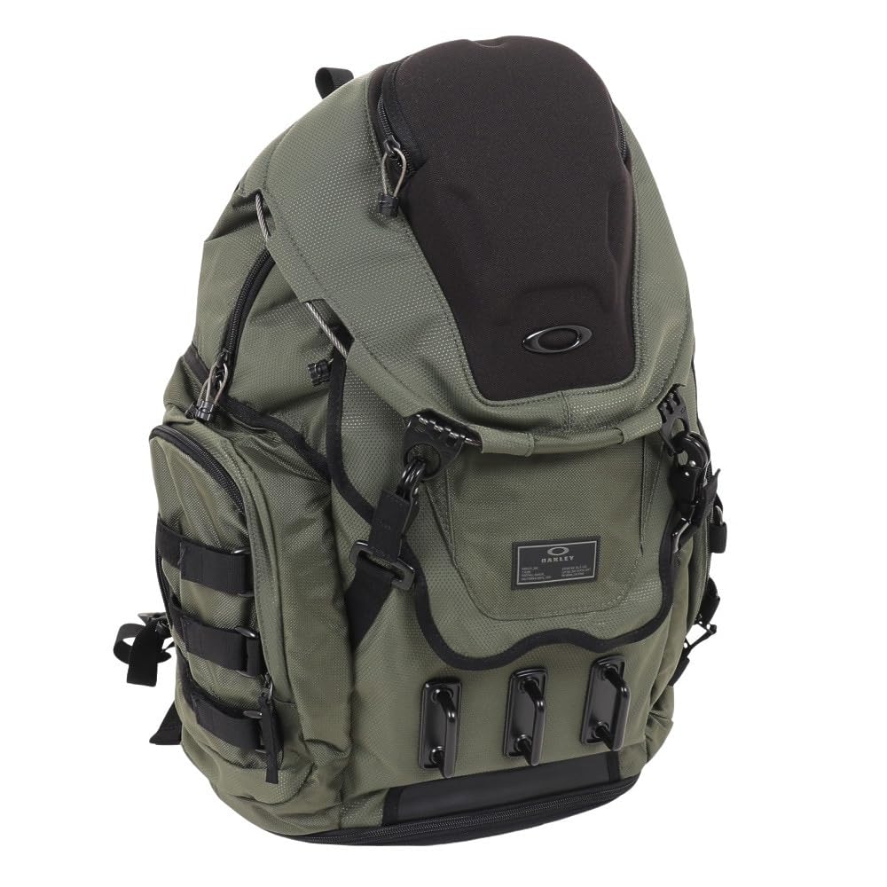 Oakley Kitchen Sink Backpack front view shows rugged design for everyday adventures