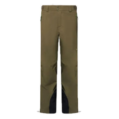 Oakley Mens Kendall Recycled Shell Pant front view in dark brush offering waterproof protection.