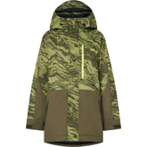 Oakley Thermonuclear Protection TBT jacket front view shows water-repellent finish for wet-weather warmth.