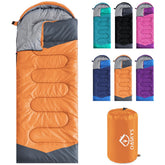 oaskys camping sleeping bag front view highlighting compact warmth for outdoor camping