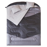 oaskys double sleeping bag queen-size setup for shared comfort on camping trips