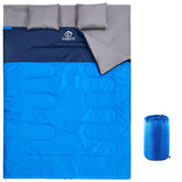 oaskys double sleeping bag queen size for all season camping comfort