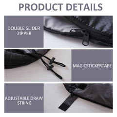 oaskys zipper-untie feature converting into two individual sleeping bags