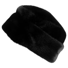 OATIPHO men's Russian fur hat front view with warm faux fur