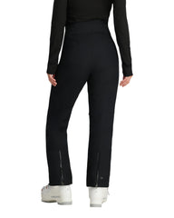 Obermeyer Bliss Pants side view with zip detail for easy on/off and protection.