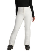 Obermeyer Bliss pants front view showing insulated warmth and mobility on the slopes.