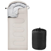 OBTANIM sleeping bag grey inner-soft microfiber for comfort