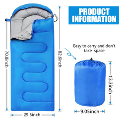 OBTANIM sleeping bag inner microfiber softness enhances cozy comfort.