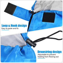 OBTANIM sleeping bag waterproof outer fabric keeps you dry outdoors.