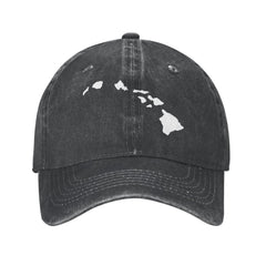 OCALL Hawaiian Islands Cowboy Hat back buckle reveals adjustable size for various head shapes