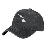 OCALL Hawaiian Islands Cowboy Hat front view showing universal fit for daily outdoor wear