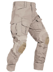 OCANXUE mens tactical pants front view with knee pads for versatile outdoor use