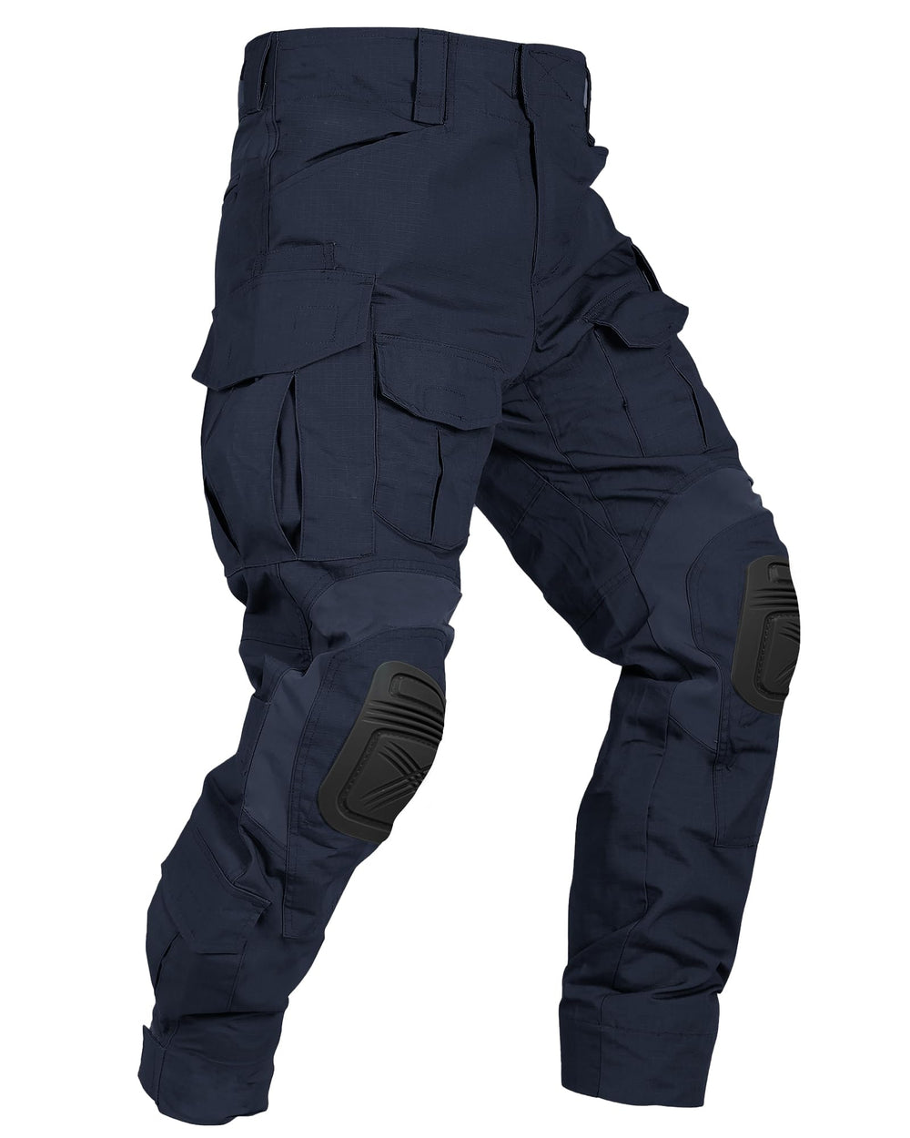 OCANXUE men's tactical pants knee pads close-up showing adjustable protection for kneeling tasks