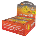 OccuNomix Heat Pax toe warmers display unit for easy access during shifts