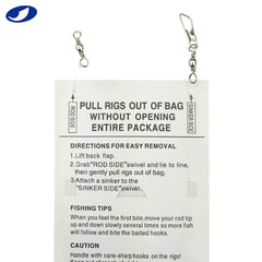 Ocean Cat bright silk lines for smoother casts and easier handling.
