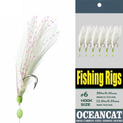 Ocean Cat handmade feather rig delivers natural swimming motion