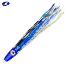 OCEAN CAT hoochie skirts rigged as hoochie for versatile offshore trolling setups.