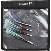 Ocean Cat saltwater lures with four bullet-head daisy chain lures for high-speed trolling