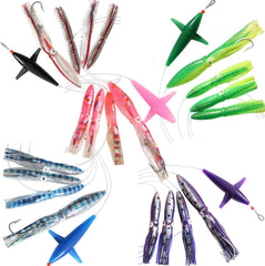 Ocean Cat saltwater teaser with bird chain lure to attract bigger catches