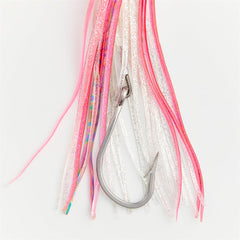 Ocean Cat teaser chain blue 10in squid for big game trolling realism and reach.
