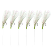 Ocean Cat white feather fishskin rig with lifelike lure for big catches in water.