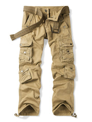 OCHENTA women's cotton pants baggy fit for casual yet rugged daily wear.