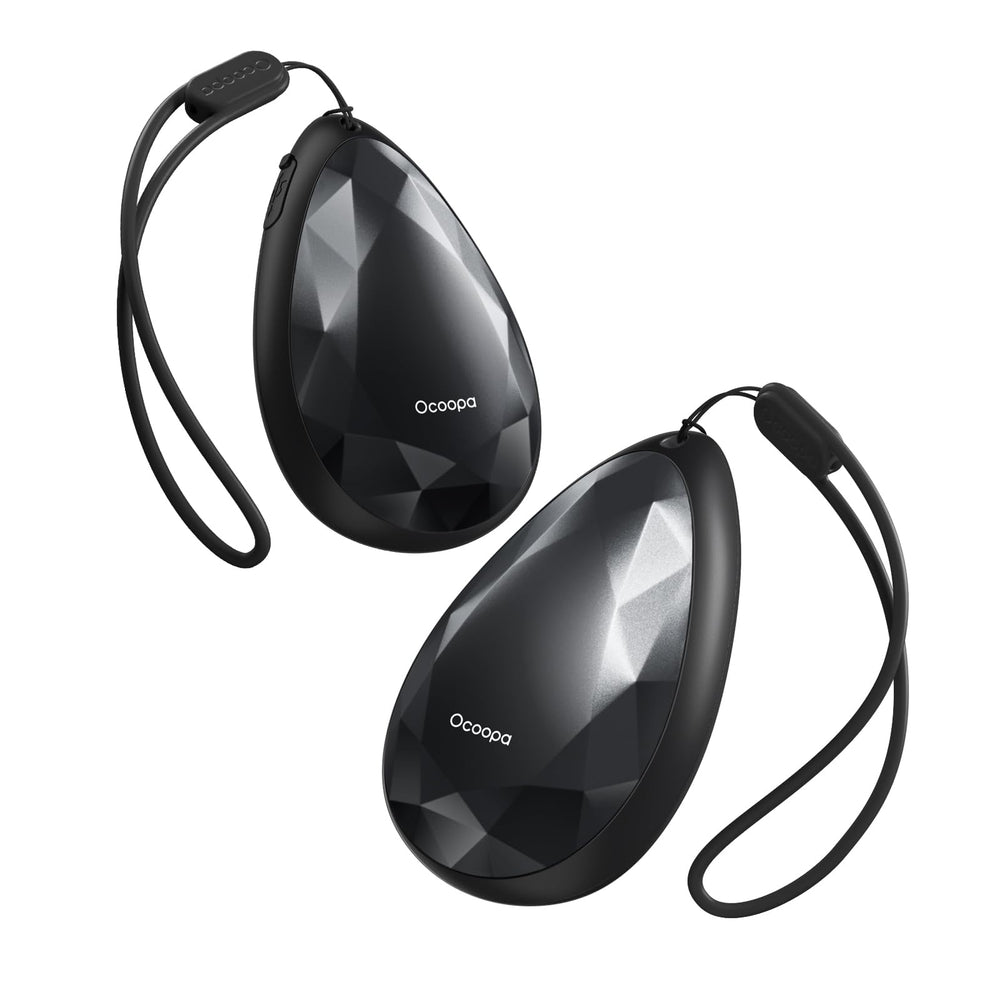 OCOOPA UT4 Rare diamond-design hand warmer front view, stylish warmth for on-the-go use.