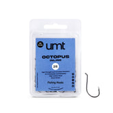 Inline Octopus Hooks 2/0 size, 100-pack, black nickel finish