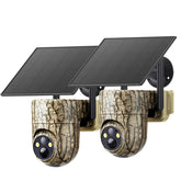 Oculview cellular trail camera shows 2K live stream for real-time monitoring at a site.