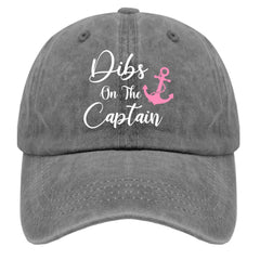 ODCRAT Captain Baseball Cap gray tone detail to match multiple outfits.