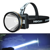 ODEAR super-bright headlamp front view for outdoor visibility and night activities.