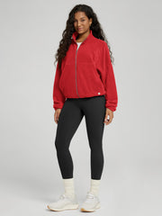 ODODOS jacket red pockets highlight convenient storage for essentials