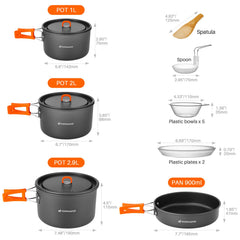 Odoland frying pan for quick camp breakfasts and sautéed meals.
