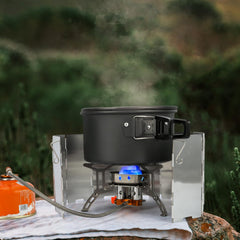 Odoland 6800W stove piezo ignition sparks for quick starts in any weather.