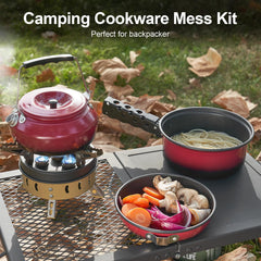 Odoland camping cookware kettle boiling water for hot drinks on the go