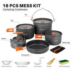 Odoland camping fry pan – non-stick surface for easy sautéing outdoors.