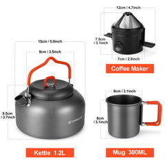 Odoland coffee filter foldable for convenient brew on trails.